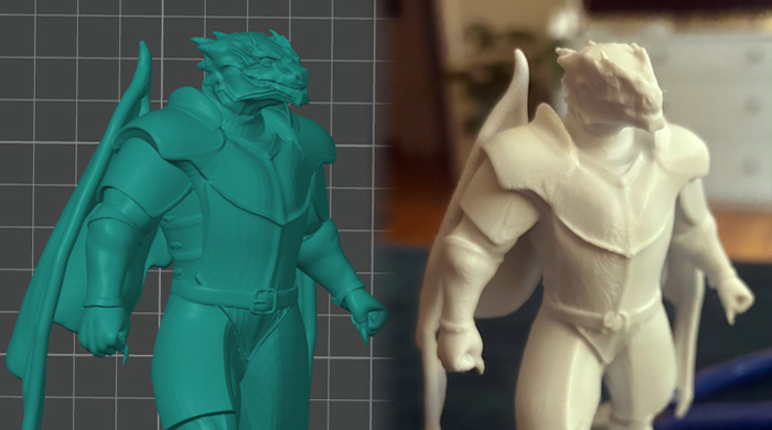 3D Printed Character Models