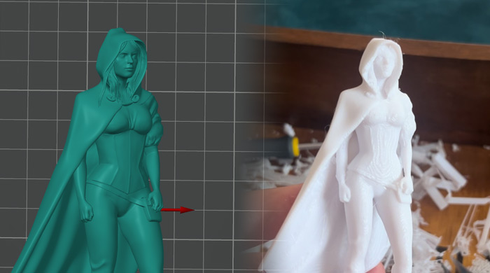 3D Printed Character Models